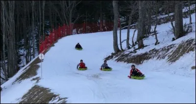 Où fut construite la première piste de luge de compétition, lieu des premières compétitions internationales ?