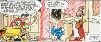 Le salut traditionnel des gladiateurs romains a été quelque peu malmené par ces deux ambitieux... Que prétendent-ils ?