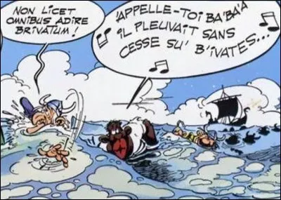 Il n'y a pas à dire, ces pirates sont des champions de natation... et de citations ! Que signifie celle-ci ?