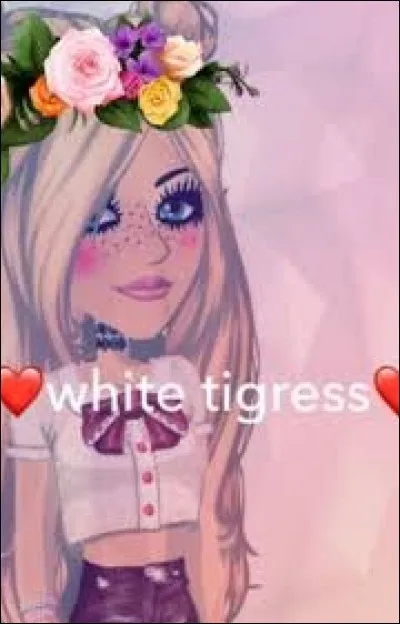 Comment s'appelle la fille qui a les cheveux roses sur tous les MSP ?