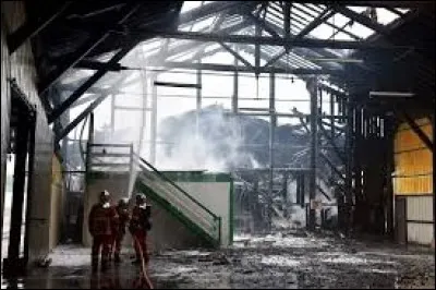 Quelle est la gare ayant brûlé à Limoges ?