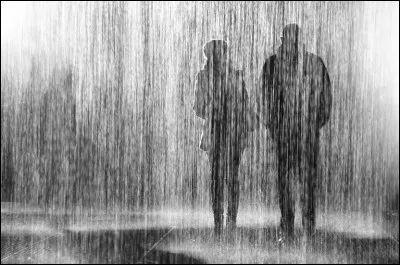 L'expression "il pleut des cordes" est :