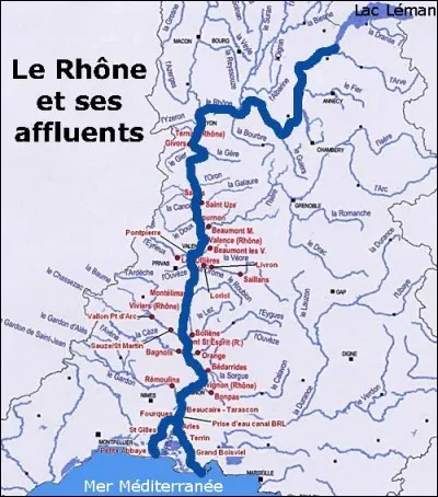 Que forme le Rhône à son embouchure ?