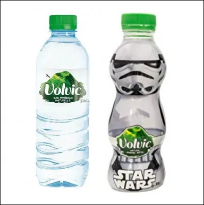 Laquelle de ces bouteilles achetez-vous sachant que la Star Wars coûte 1  de plus ?
