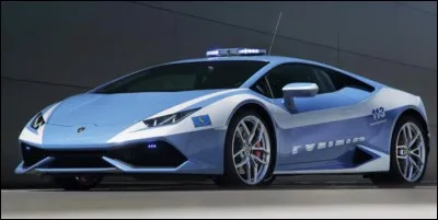 Dans quel pays la police est-elle dotée de cette Lamborghini Huracan L8 610-4 ?