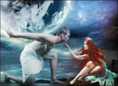 Vous reconnaissez le titan Atlas, mais d'après Homère il est le père de ;