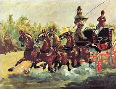 Qui a peint "Le Comte Alphonse de Toulouse-Lautrec conduisant son mail-coach" ?