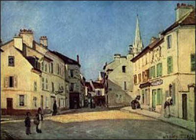 Qui a peint "Rue de la Chaussée à Argenteuil" ?