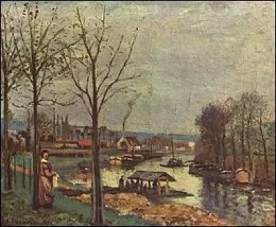 Qui a peint "La Seine à Port-Marly, le lavoir" ?