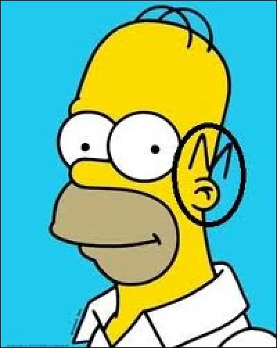 Que signifie le M des cheveux d'Homer ?