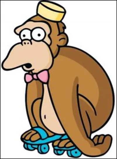 Comment s'appelle le singe de Krusty ?