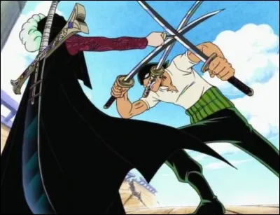 Mihawk tue Zoro.