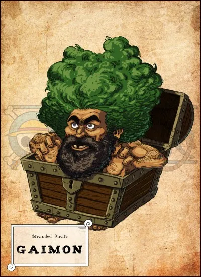 Luffy rencontre Gaimon dans le tome 3.