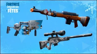 Quelle arme sur les 3 a-t-on pu voir sur le mode "Battle Royale" lors de la période de Noël ?