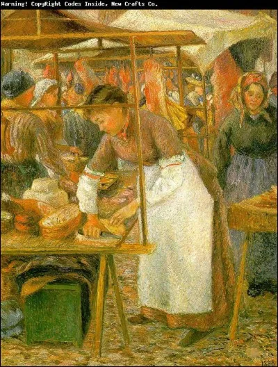 Qui a représenté "La bouchère" ?