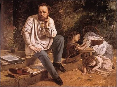 Qui a peint Joseph Proudhon et ses enfants ?