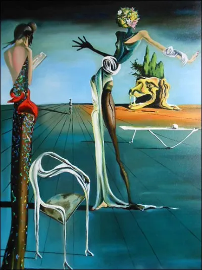 Qui a peint "Femme à tête de rose ?