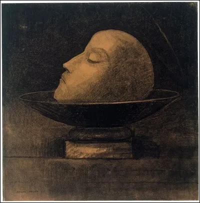 Qui a représenté cette "Tête de martyr sur une coupe" ?