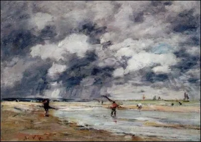 Qui a peint "Marée basse, temps de pluie" ?