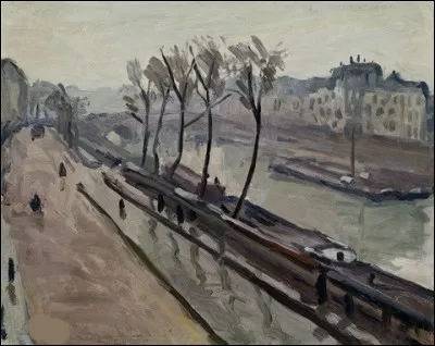Qui a peint "Le quai des grands Augustins sous la pluie" ?