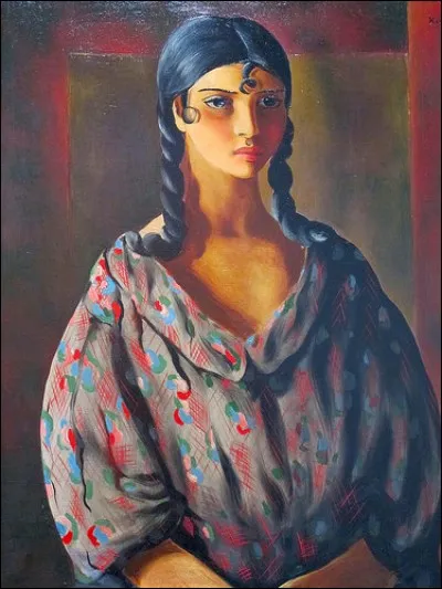 Qui est le peintre de "La gitane" ?