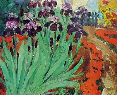 Qui a peint ces iris ?