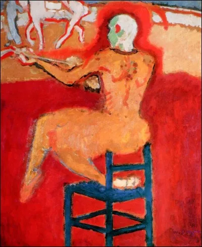 Qui a peint cet homme assis sur une chaise ?