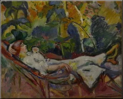 Qui a peint "Femme à la chaise longue" ?