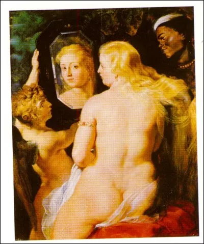 Qui a peint cette femme devant un miroir" ?