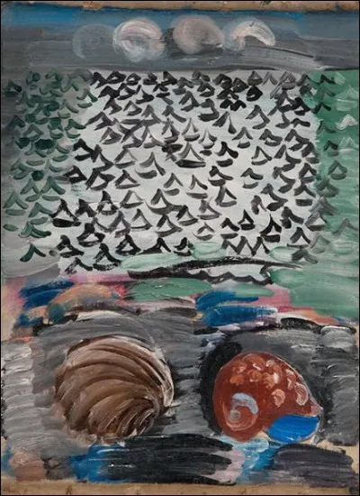 Qui a peint "Coquillages au bord de la mer" ?