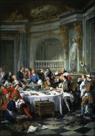 Qui a représenté ce banquet de fruits de mer ?