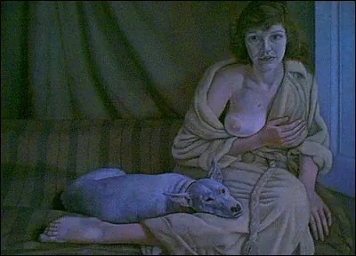 Qui a peint cette femme et ce chien ?