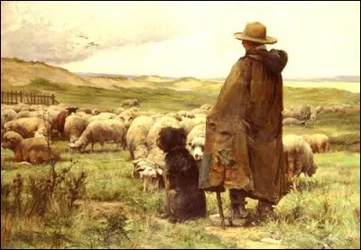 Qui a représenté "Le berger et son chien" ?