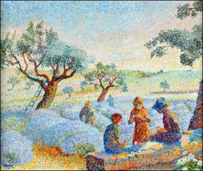 Qui a peint cette cueillette de fleurs?