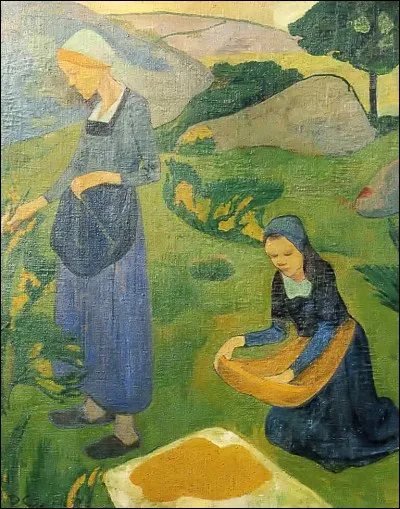 Qui a peint ces femmes cueillant des fleurs?
