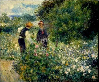 Qui a représenté "La cueillette des fleurs" ?