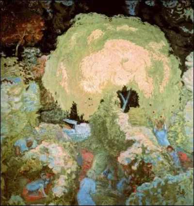 Qui a peint "Cueillette des fruits à l'automne" ?