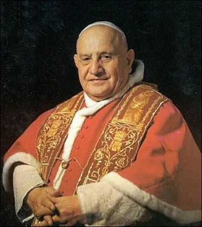 N&eacute; Angelo Roncalli, il est pape de 1958 &agrave; 1963. Il r&eacute;unit le concile de Vatican II, aggiornamento (mise &agrave; jour) de l'&Eacute;glise catholique, en vue de l'adapter au monde moderne. Qui est ce pape ?