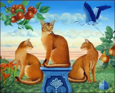 Qui a peint ces chats ?