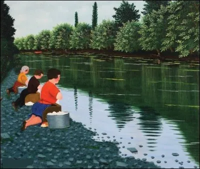Qui a peint ce bord de rivière ?