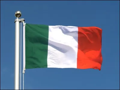 Quelles sont les trois couleurs du drapeau italien ?