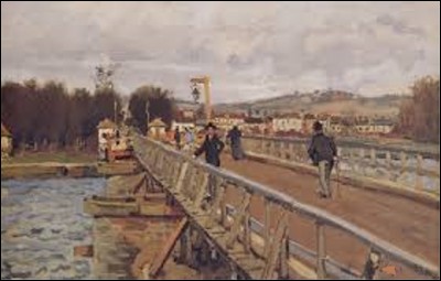Peinture : 
En 1872, quel peintre impressionniste a exécuté cette huile sur toile intitulée ''Passerelle d'Argenteuil'' ?