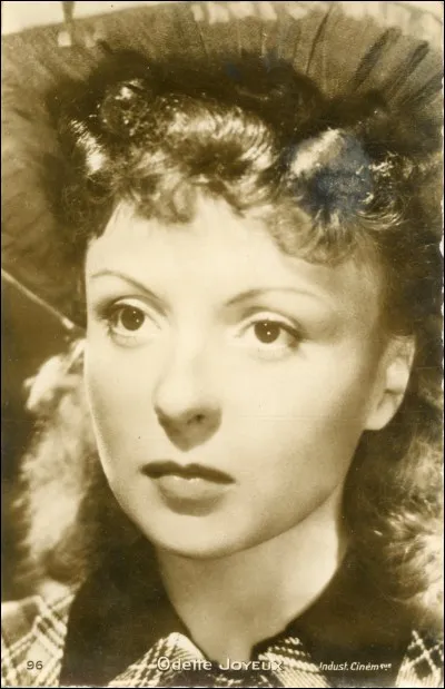 L'actrice Odette Joyeux a également écrit des romans.