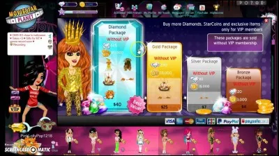 Comment se nomment les diamants sur MovieStarPlanet ?