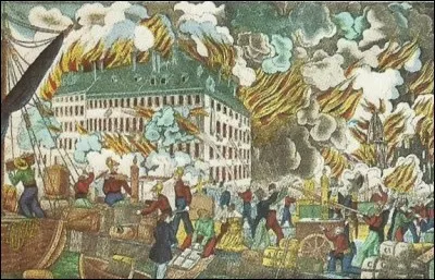 Dans quel pays eut lieu cet incendie ?