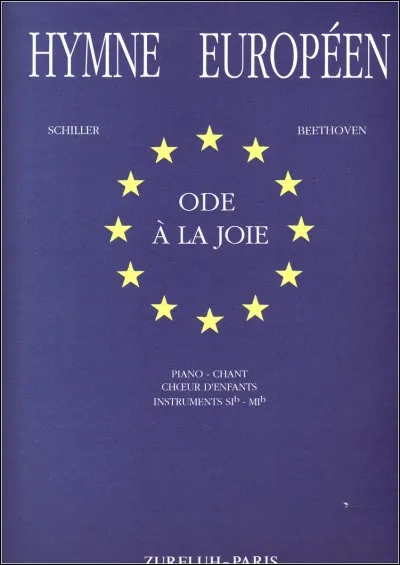 Qui a écrit l'hymne européen (Ode à la joie) ?