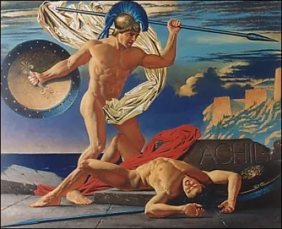 Combat terrifiant lors de la guerre de Troie de deux immenses Héros. Qui sont-ils ?