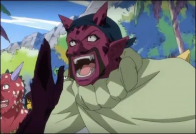 Quel est le nom du chef du village dans l'arc "Île de Galuna" ?