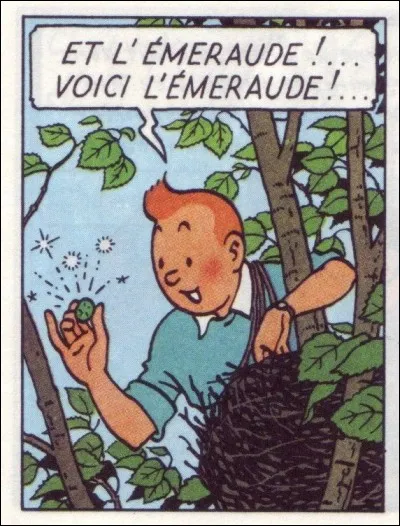 Dans quel album de Tintin est-il question d'une pie voleuse ?