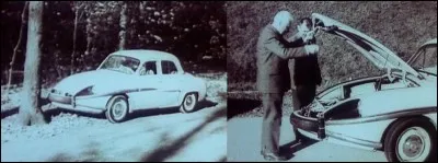 Il n'existe que de très rares images montrant cette Dauphine «Gérin» : heureux veinards, en voici 2 ! Combien de modèles ont résisté jusqu'à nos jours ?